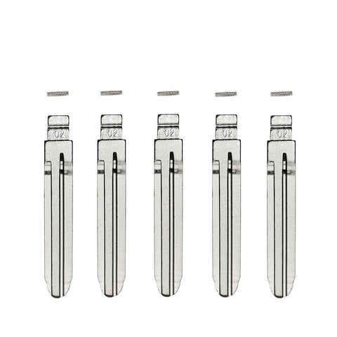 5-Pack Toyota TR47 Flip Key Blade w/ Roll Pins for Xhorse Remotes - ZIPPY LOCKS