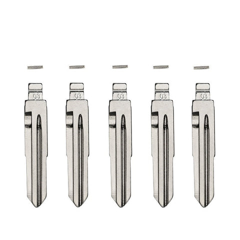 5-Pack Honda HD103 Flip Key Blade w/ Roll Pins for Xhorse Remotes - ZIPPY LOCKS