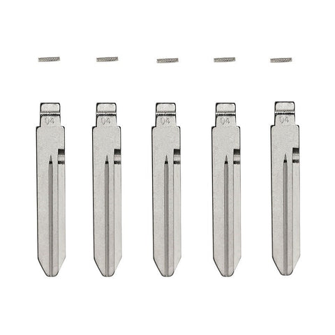 5-Pack Chrysler/Dodge/Jeep Y157/Y159 Flip Key Blade w/ Roll Pins for Xhorse Remotes - ZIPPY LOCKS