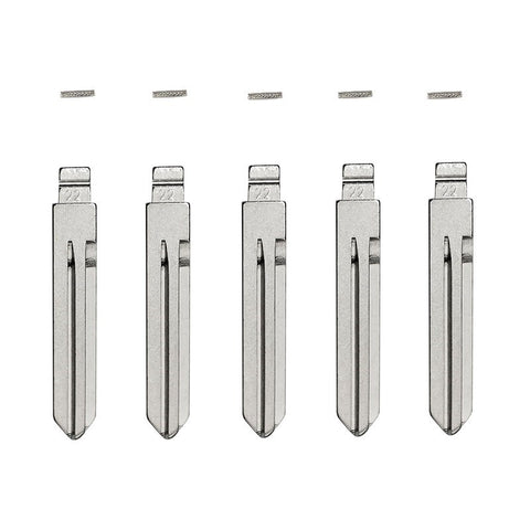 5-Pack Nissan DA34 Flip Key Blade w/ Roll Pins for Xhorse Remotes - ZIPPY LOCKS