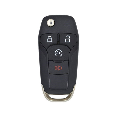 Ford Pickup 4-Button Flip Remote Shell (GTL)