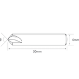 Universal Grade Carbide 0.4mm (90°) Dimple Cutter (RAISE) - ZIPPY LOCKS