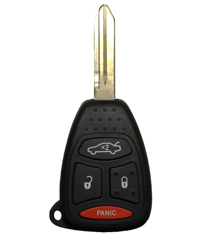 2005-2010 Jeep, Chrysler, Dodge / FCC: KOBDT04A / Commander / Grand Cherokee / 4-Button Remote Head Key - ZIPPY LOCKS