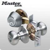 Master Lock - Grade 3 - Combo Pack (Knob & Deadbolt) - KW1 Keyway - ZIPPY LOCKS