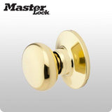 Master Lock - Grade 3 - Biscuit Style Knob - NO Keyway - DUMMY - ZIPPY LOCKS