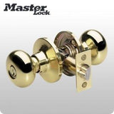 Master Lock - Grade 3 - Biscuit Style Knob - ENTRY- KW1/SC1 Keyway - ZIPPY LOCKS