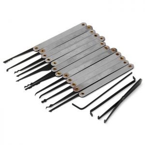 GOSO 12 Pieces Lock Pick Set with Leather Case - ZIPPY LOCKS