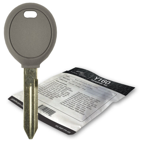 Chrysler Y160 Transponder Key (GTL) - ZIPPY LOCKS