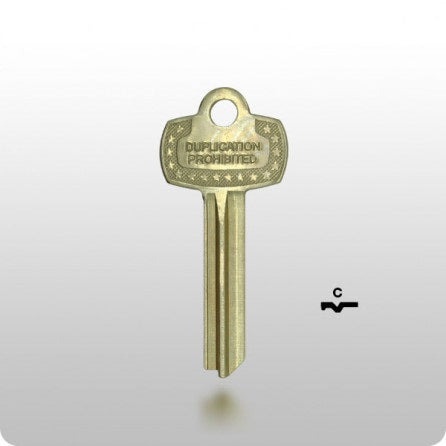 Best IC Core Keys - C (A1114C / 1A1C1)—DUPL PROHIBITED - ZIPPY LOCKS