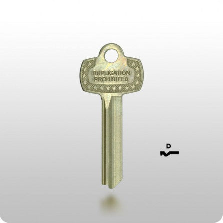 Best IC Core Keys - D (A1114D / 1A1D1)—DUPL PROHIBITED - ZIPPY LOCKS