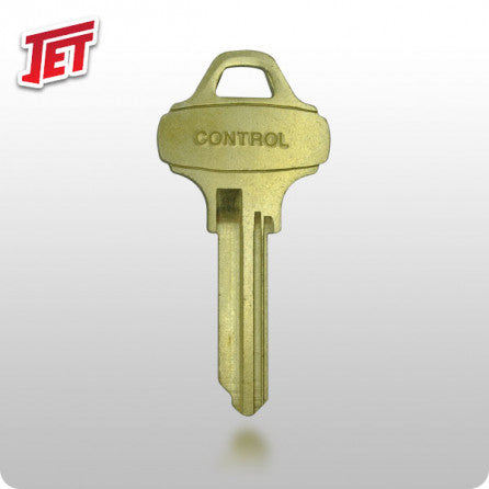 JET Schlage Everest C123 Control Key Blank (JET) - ZIPPY LOCKS