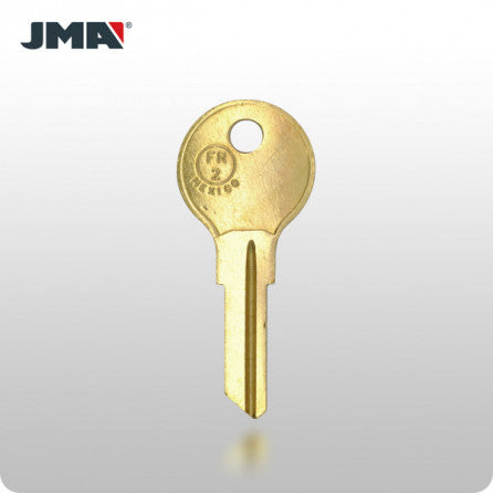 FR2 / L54G 6-Wafer Fort/CompX Key - Brass (JMA FR-11DE) - ZIPPY LOCKS