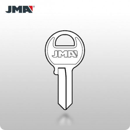 M15 / 1092R Master 4-Pin Padlock Key - Nickel (JMA MAS-10D-NP) - ZIPPY LOCKS