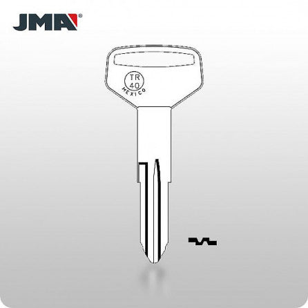 Toyota TR40 / X174 Mechanical Key (JMA TOYO-20DE) - ZIPPY LOCKS