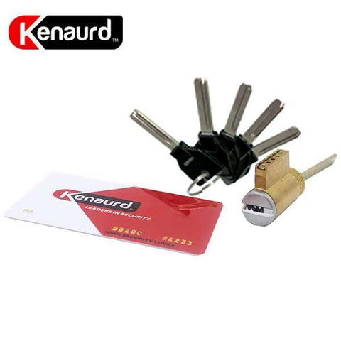 High Security KIK Cylinder - 06 Keyway - 26D Silver - ZIPPY LOCKS