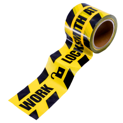 Caution Tape - "Locksmith At Work" (ACT) - ZIPPY LOCKS