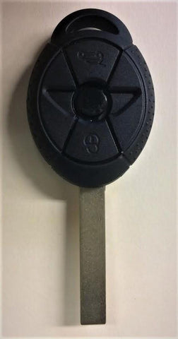 2005-2007 Mini Cooper 3 button Remote Head Key 44 chip FCC ID: LX8F2V EWS - ZIPPY LOCKS