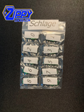 Complete LAB Schlage Pin Mini Pack - Schlage Bottom Pins - 10 ea. / Size 0-9 - ZIPPY LOCKS