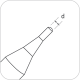 Universal Grade Carbide 2.5mm Tracer Point (RAISE) - ZIPPY LOCKS