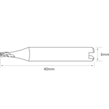 Universal Grade Carbide 3mm End Mill Cutter (RAISE) - ZIPPY LOCKS