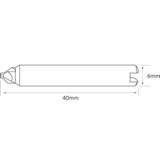 Swiss Grade Carbide 2mm End Mill Cutter (RAISE) - ZIPPY LOCKS