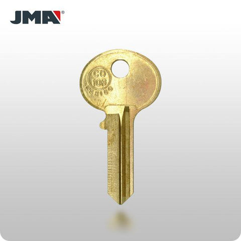 CO106 / H20 / HL1 Hudson 5-Pin Cabinet Key - Brass - ZIPPY LOCKS