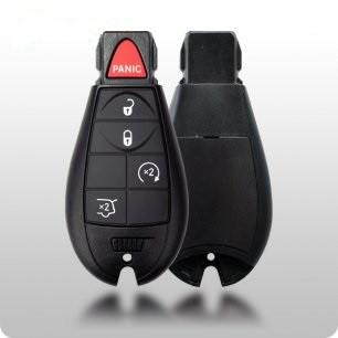 FOBIK SHELL - OLD STYLE: 5-Btn (L, U, P, Trunk, Remote Start) Replacement FCC: M3N5WY783X/IYZ-C01C Chrysler/Dodge/Jeep - ZIPPY LOCKS