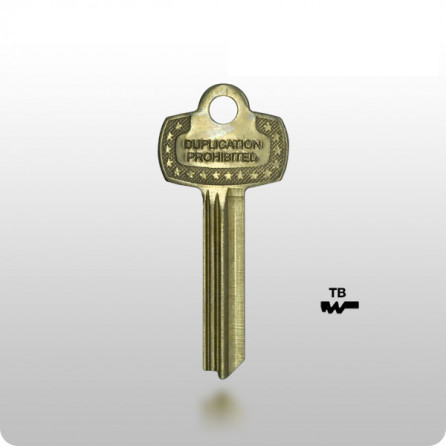 Best IC Core Keys - TB (A1114TB / 1A1TB1)—DUPL PROHIBITED - ZIPPY LOCKS