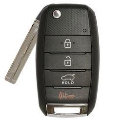 Kia 2014-2017 Soul 4 Btn Flip key Remote - FCC ID: OSLOKA-875T - ZIPPY LOCKS