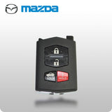 Mazda 2009-2015 4 btn Flip Key Remote - FCC ID: BGBX1T478SKE125-01 - ZIPPY LOCKS