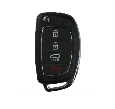 2013-2016 Hyundai Santa Fe 4 Btn Remote Flip Key FCC: TQ8-RKE-3F04 - ZIPPY LOCKS